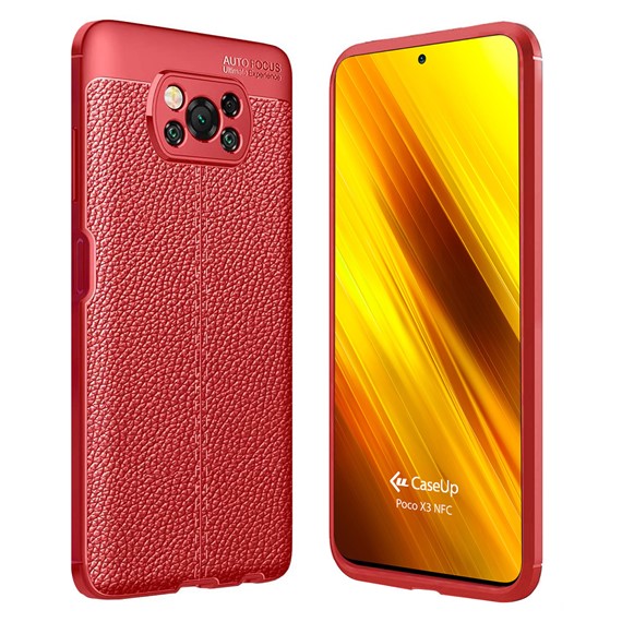 Xiaomi Poco X3 NFC Kılıf CaseUp Niss Silikon Kırmızı 1
